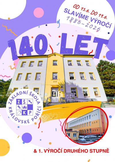 140. výročí školy